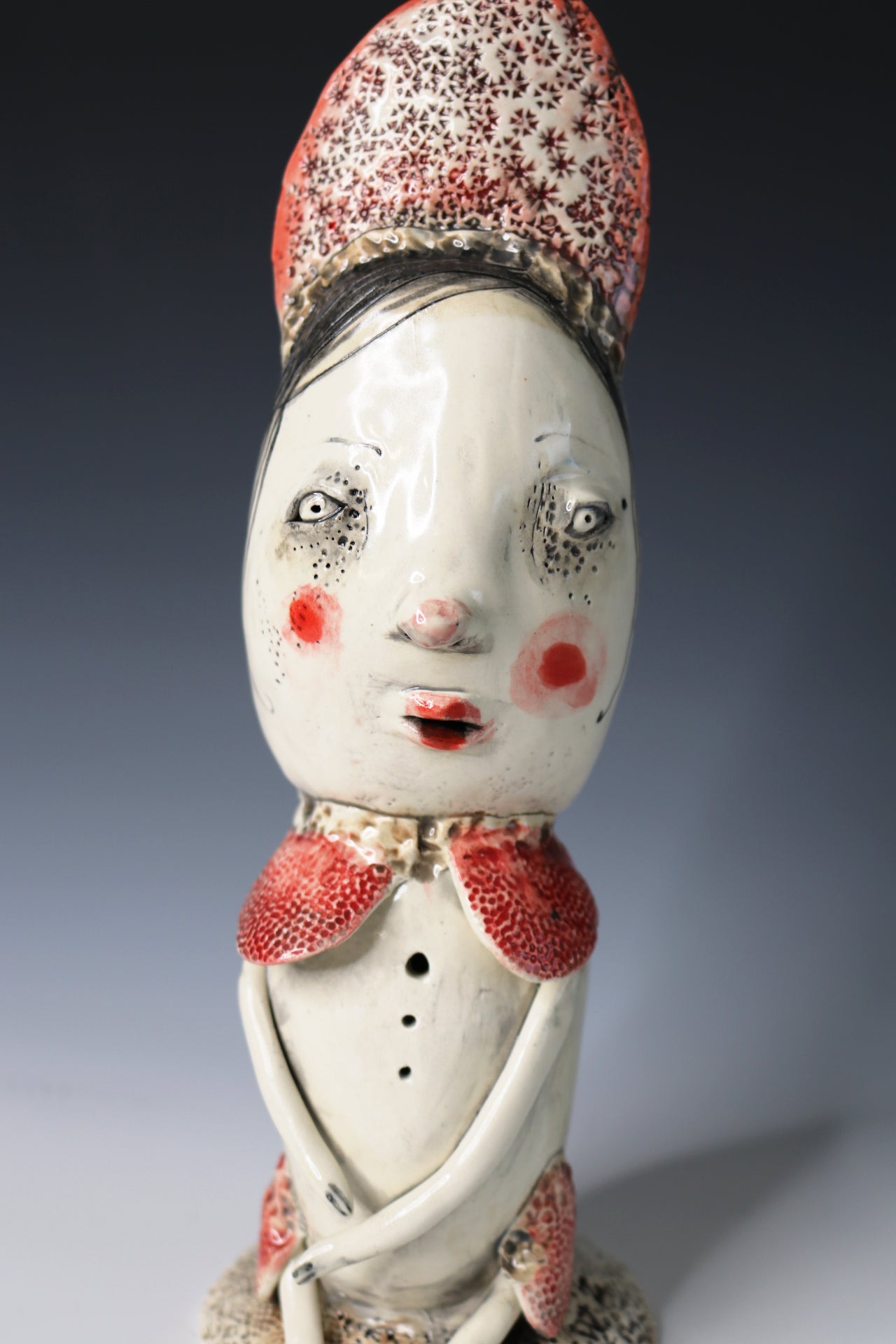 Original Hand Built Collectable Ceramic Sculpture "Beatrice"