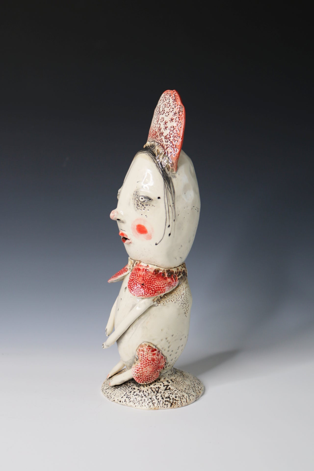Original Hand Built Collectable Ceramic Sculpture "Beatrice"