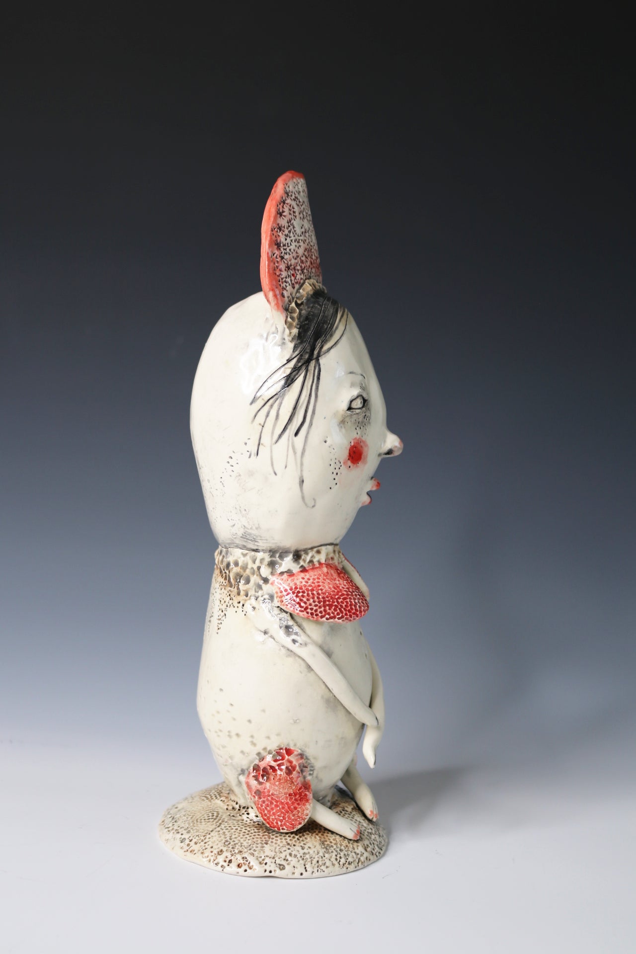 Original Hand Built Collectable Ceramic Sculpture "Beatrice"