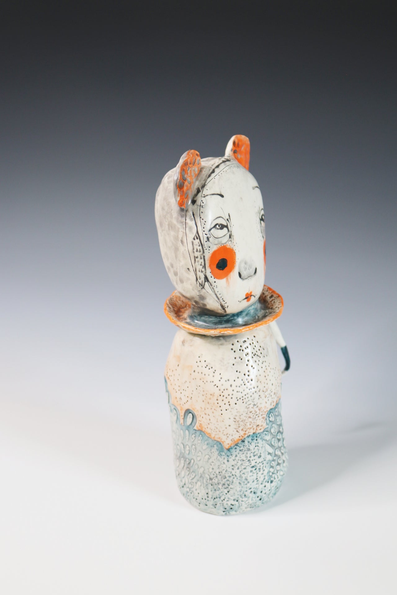Original Hand Built  Collectable Ceramic Sculpture