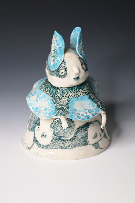 Original Hand Built  Collectable Porcelain Sculpture 