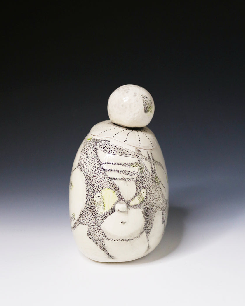 Original Hand Built Ceramic Vessel 