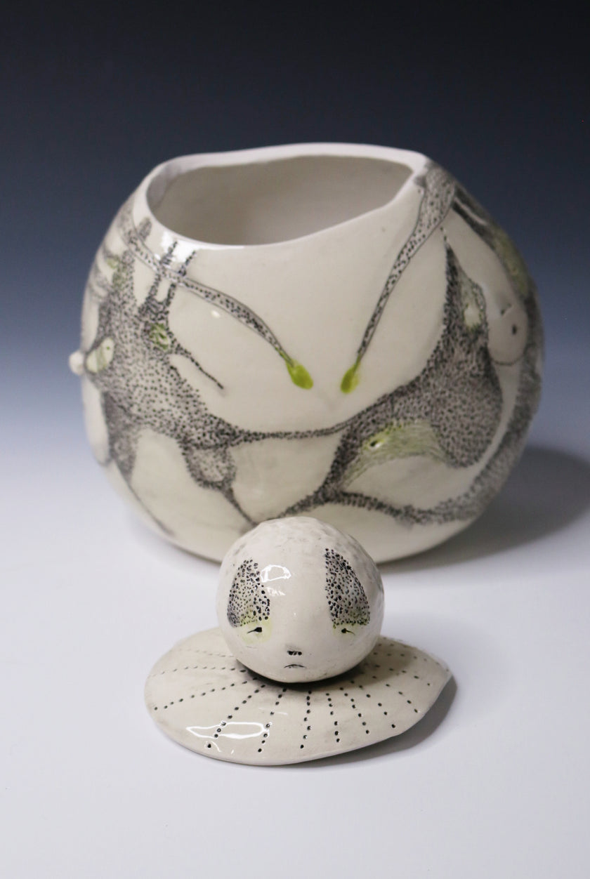 Original Hand Built Ceramic Vessel 