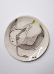 One Of A Kind Collectable Ceramic ART Plate 