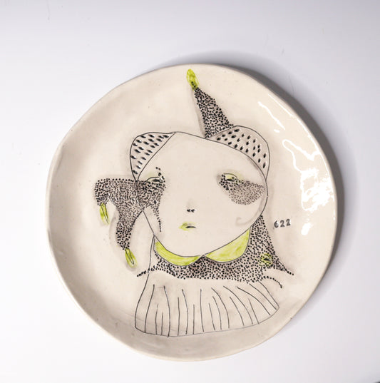 One Of A Kind Collectable Ceramic ART Plate "622"