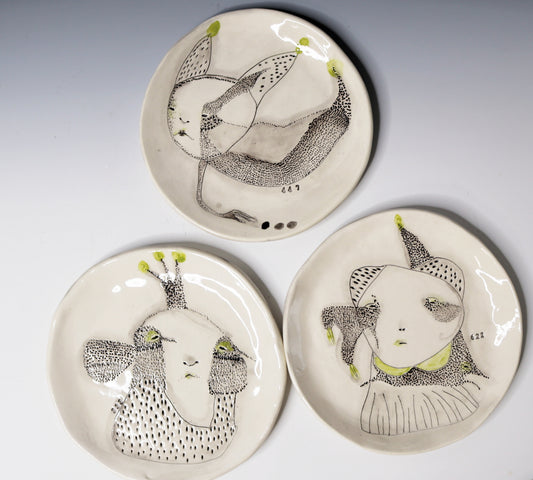One Of A Kind Collectable Ceramic ART Plate "255"