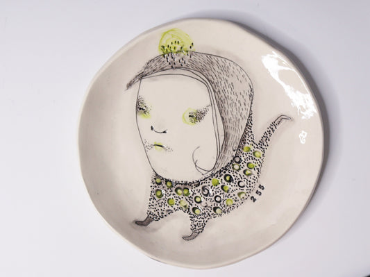 One Of A Kind Collectable Ceramic ART Plate "255"