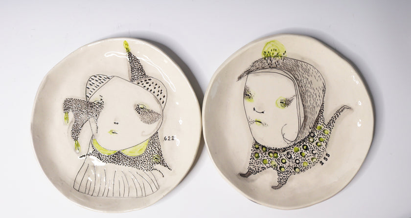 One Of A Kind Collectable Ceramic ART Plate 