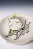 One Of A Kind Collectable Ceramic ART Plate 