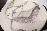 One Of A Kind Collectable Ceramic ART Plate 