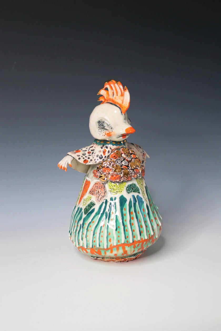 Original Hand Built  Collectable Porcelain Sculpture 