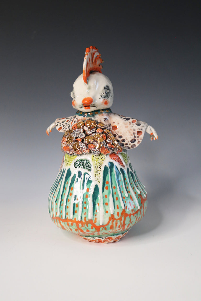 Original Hand Built  Collectable Porcelain Sculpture 