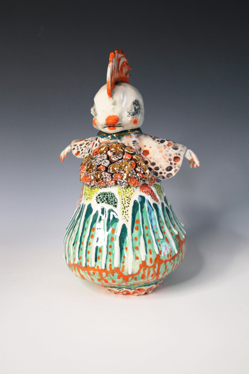 Original Hand Built  Collectable Porcelain Sculpture 