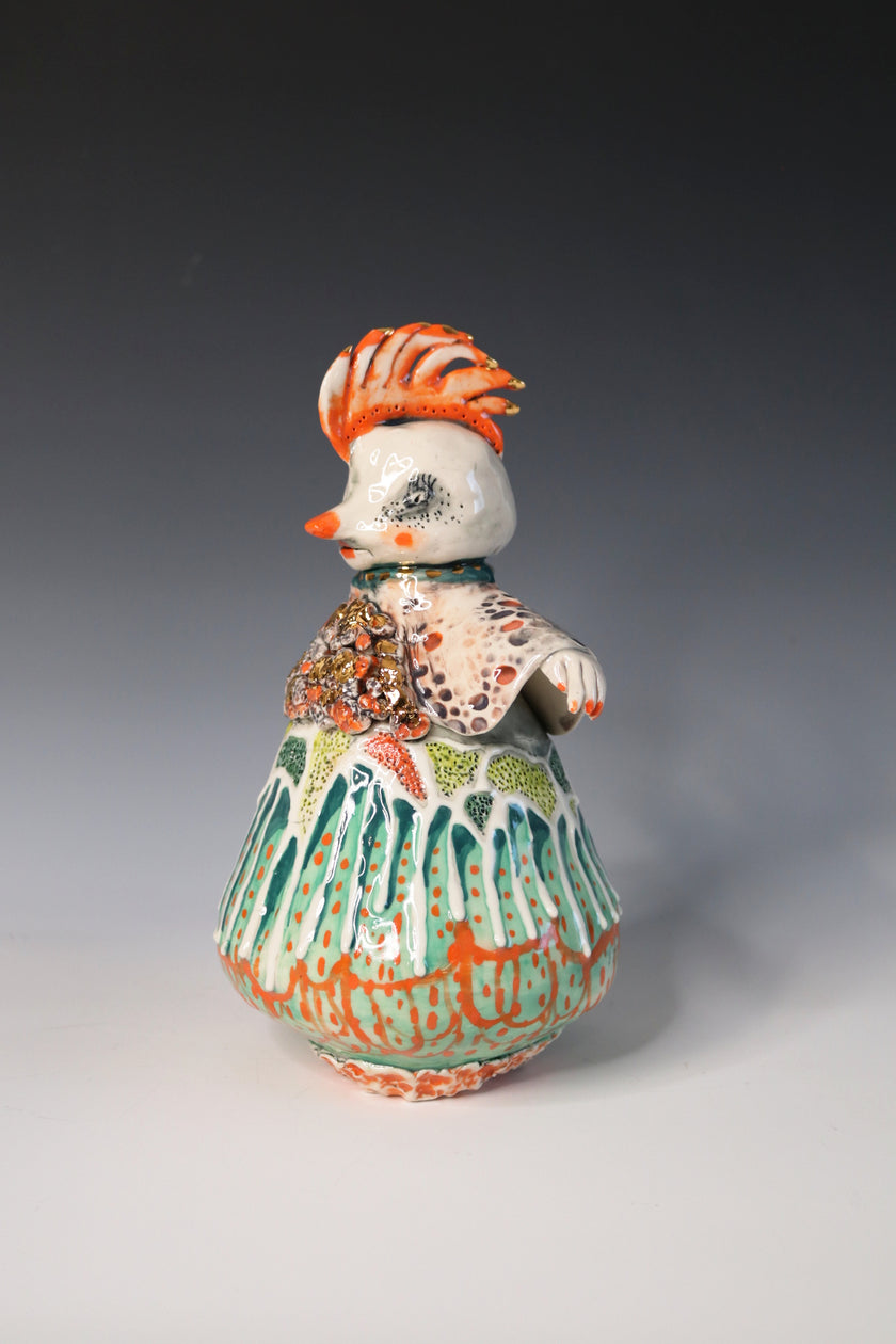 Original Hand Built  Collectable Porcelain Sculpture 