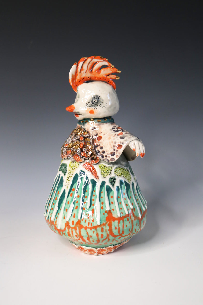 Original Hand Built  Collectable Porcelain Sculpture 