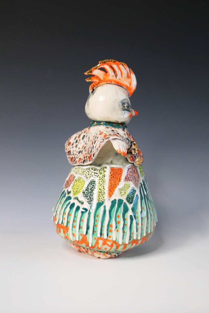 Original Hand Built  Collectable Porcelain Sculpture 