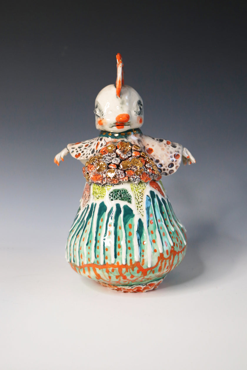 Original Hand Built  Collectable Porcelain Sculpture 