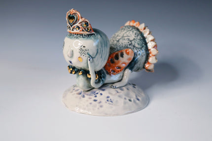 Original Hand Built  Collectable Porcelain Sculpture 