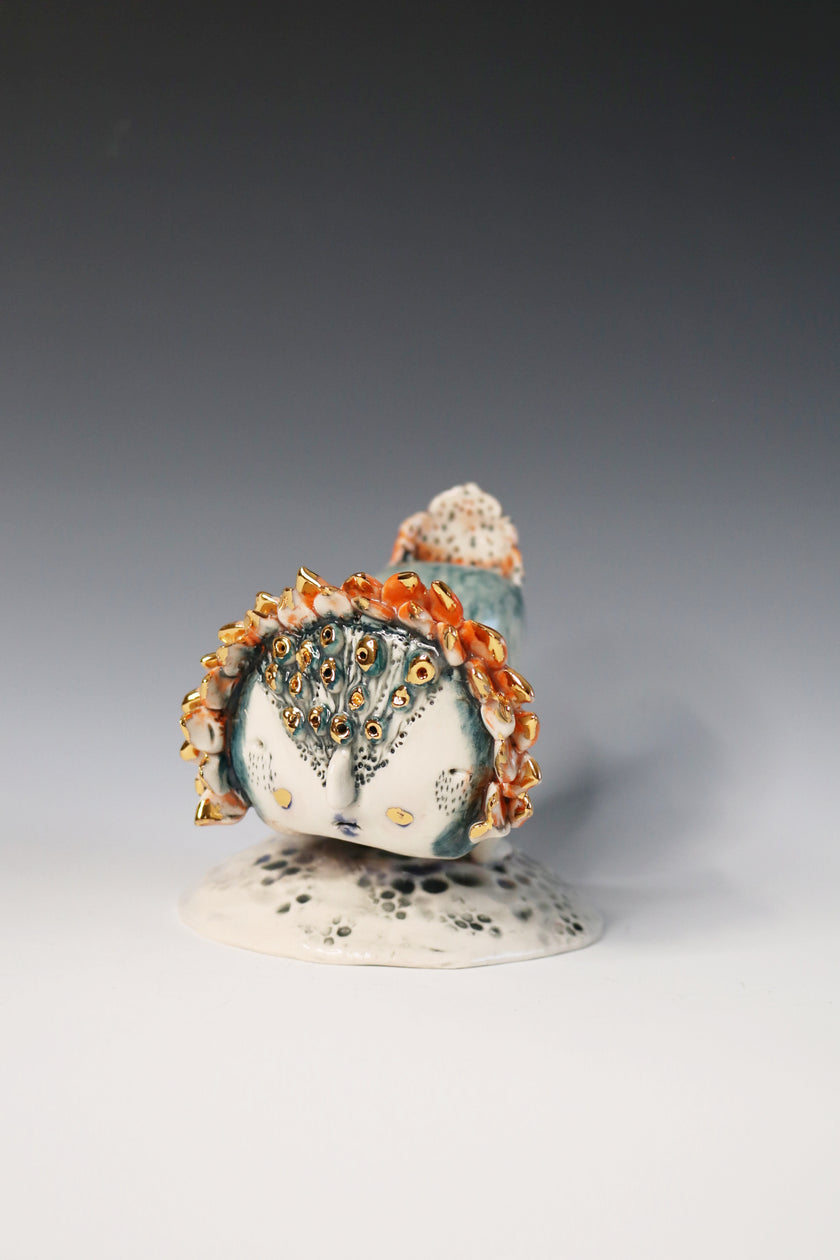 Original Hand Built  Collectable Porcelain Sculpture 