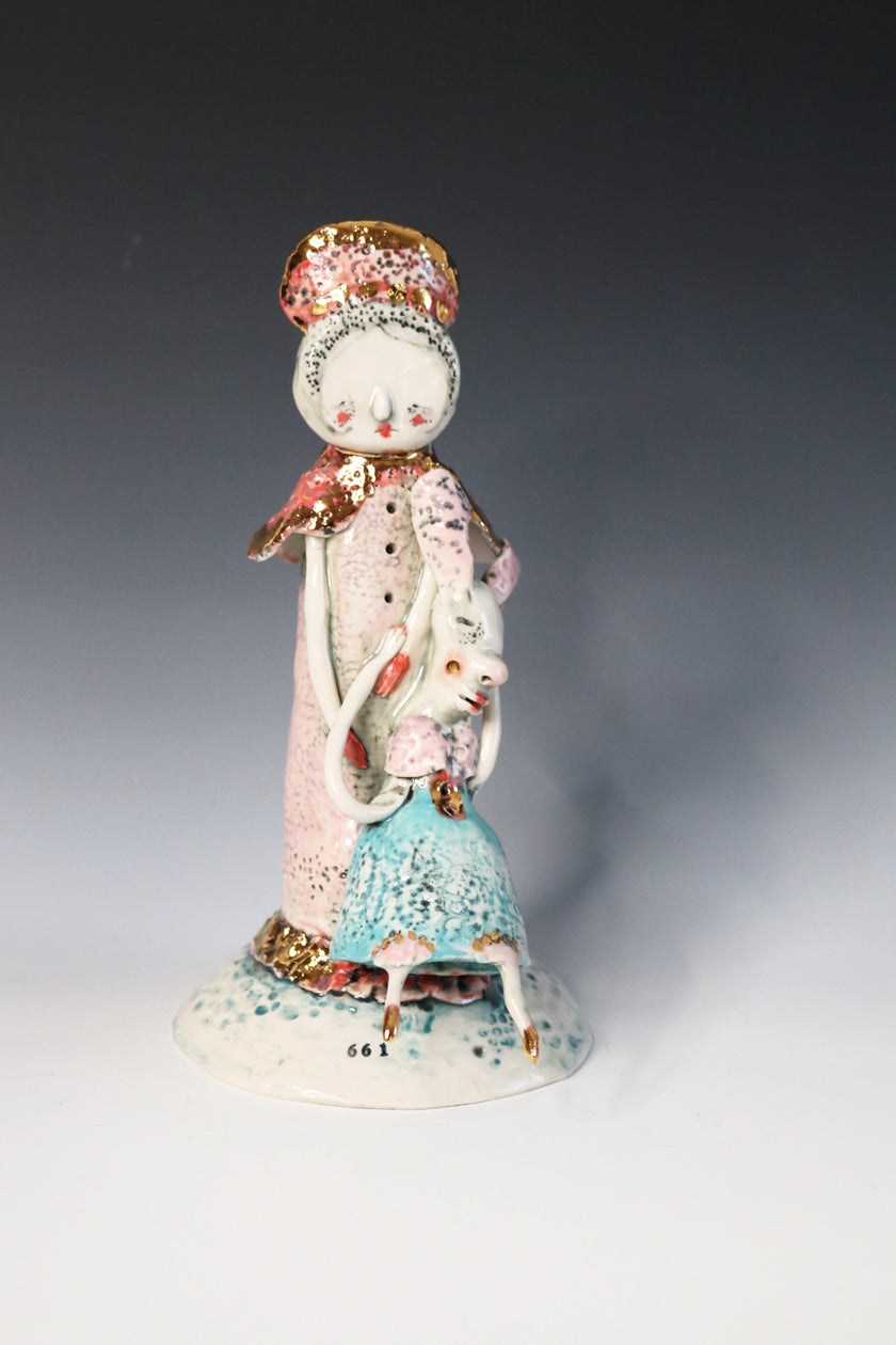 Original Hand Built  Collectable Porcelain Sculpture 