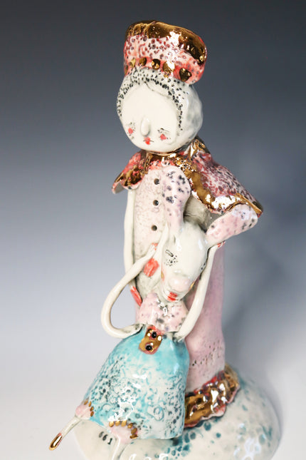 Original Hand Built  Collectable Porcelain Sculpture 