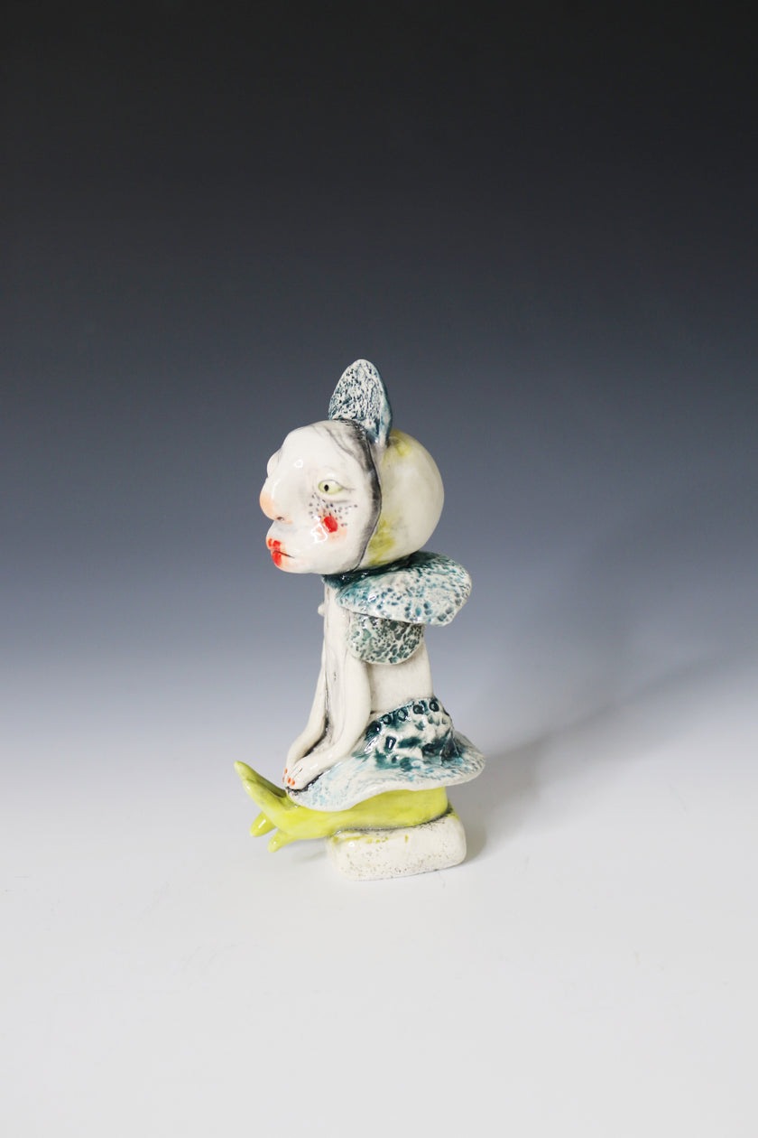 ORIGINAL Hand Built Collectable Ceramic Figure 