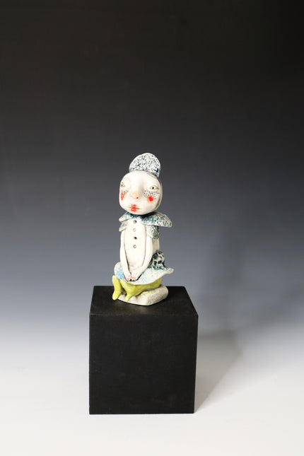 ORIGINAL Hand Built Collectable Ceramic Figure 