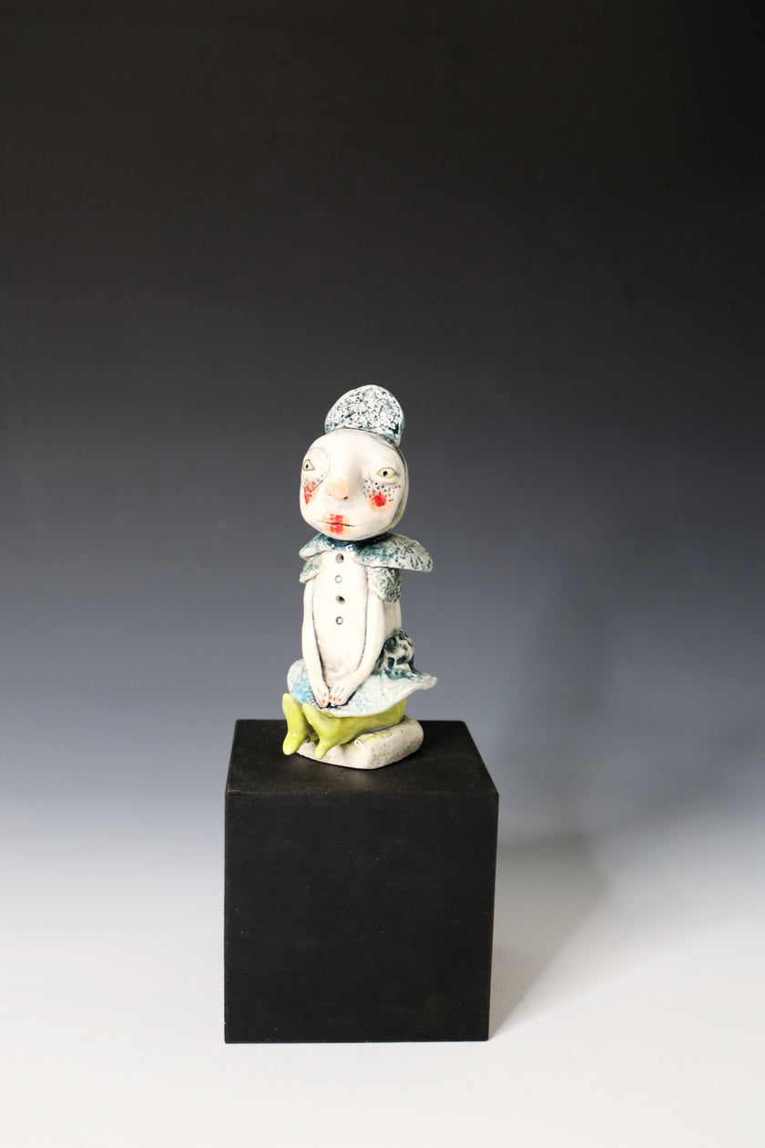 ORIGINAL Hand Built Collectable Ceramic Figure 