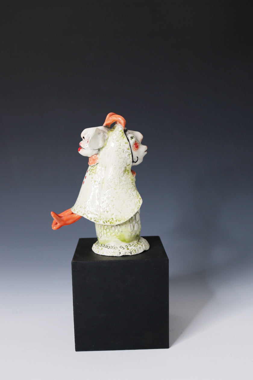 ORIGINAL Hand Built Collectable Ceramic Figure 