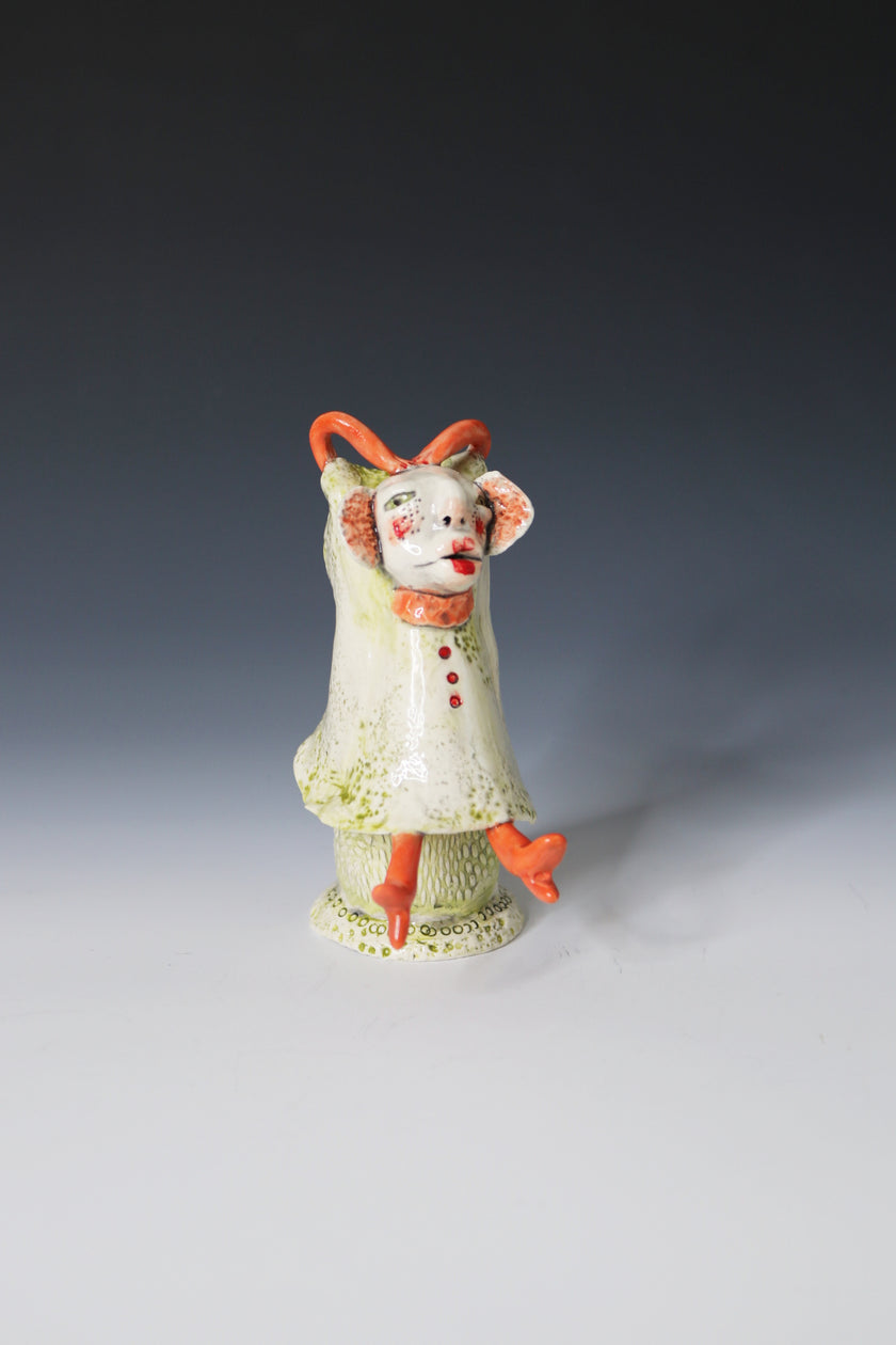 ORIGINAL Hand Built Collectable Ceramic Figure 