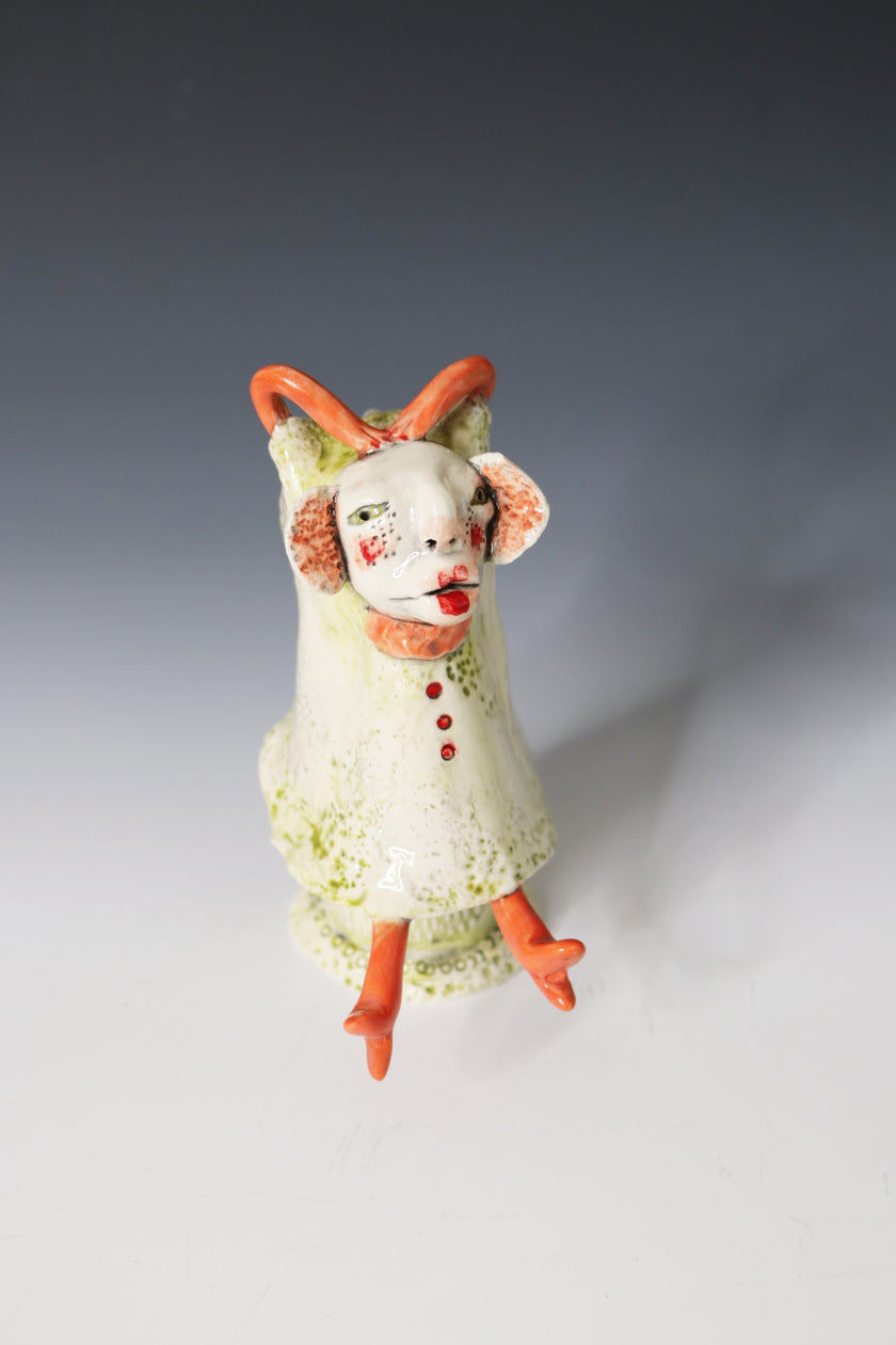 ORIGINAL Hand Built Collectable Ceramic Figure 