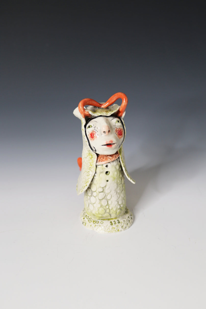 ORIGINAL Hand Built Collectable Ceramic Figure 