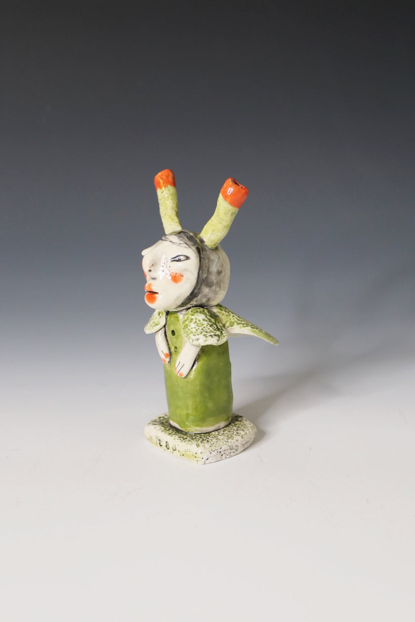 ORIGINAL Hand Built Collectable Ceramic Figure 