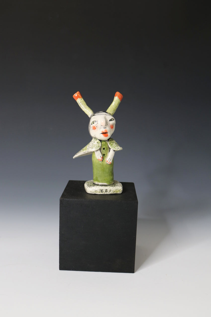 ORIGINAL Hand Built Collectable Ceramic Figure 