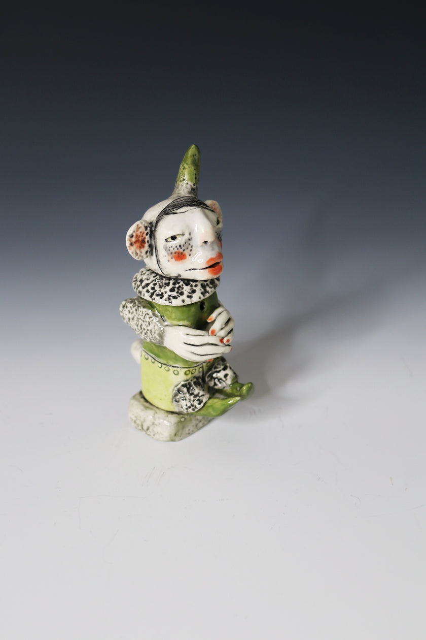 ORIGINAL Hand Built Collectable Ceramic Figure 