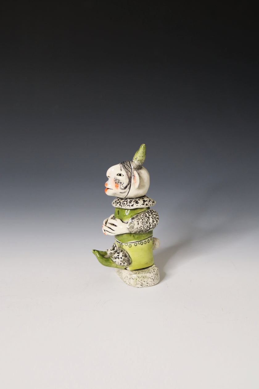 ORIGINAL Hand Built Collectable Ceramic Figure 