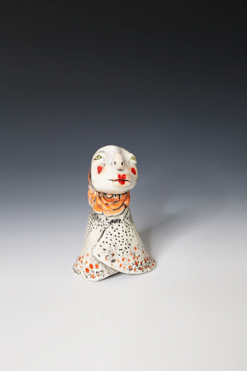 ORIGINAL Hand Built Collectable Ceramic Figure 