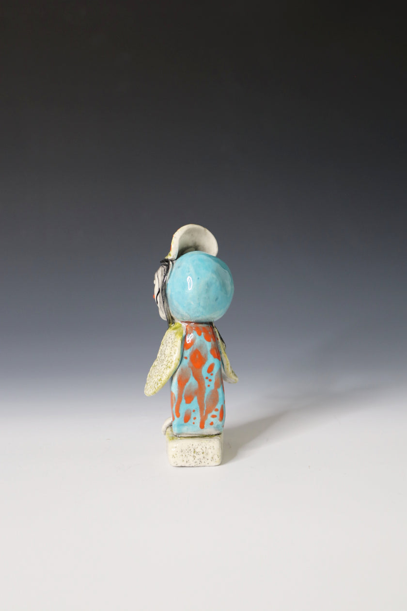 ORIGINAL Hand Built Collectable Ceramic Figure 