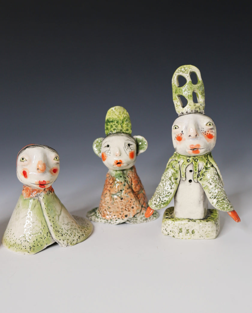 ORIGINAL Hand Built Collectable Ceramic Figure 