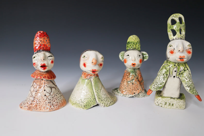 ORIGINAL Hand Built Collectable Ceramic Figure 