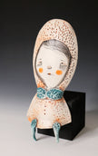 RIGINAL Hand Built Collectable Ceramic Wall Art - Charlene