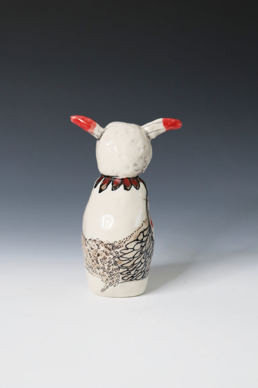 ORIGINAL Hand Built Collectable Ceramic Figure 