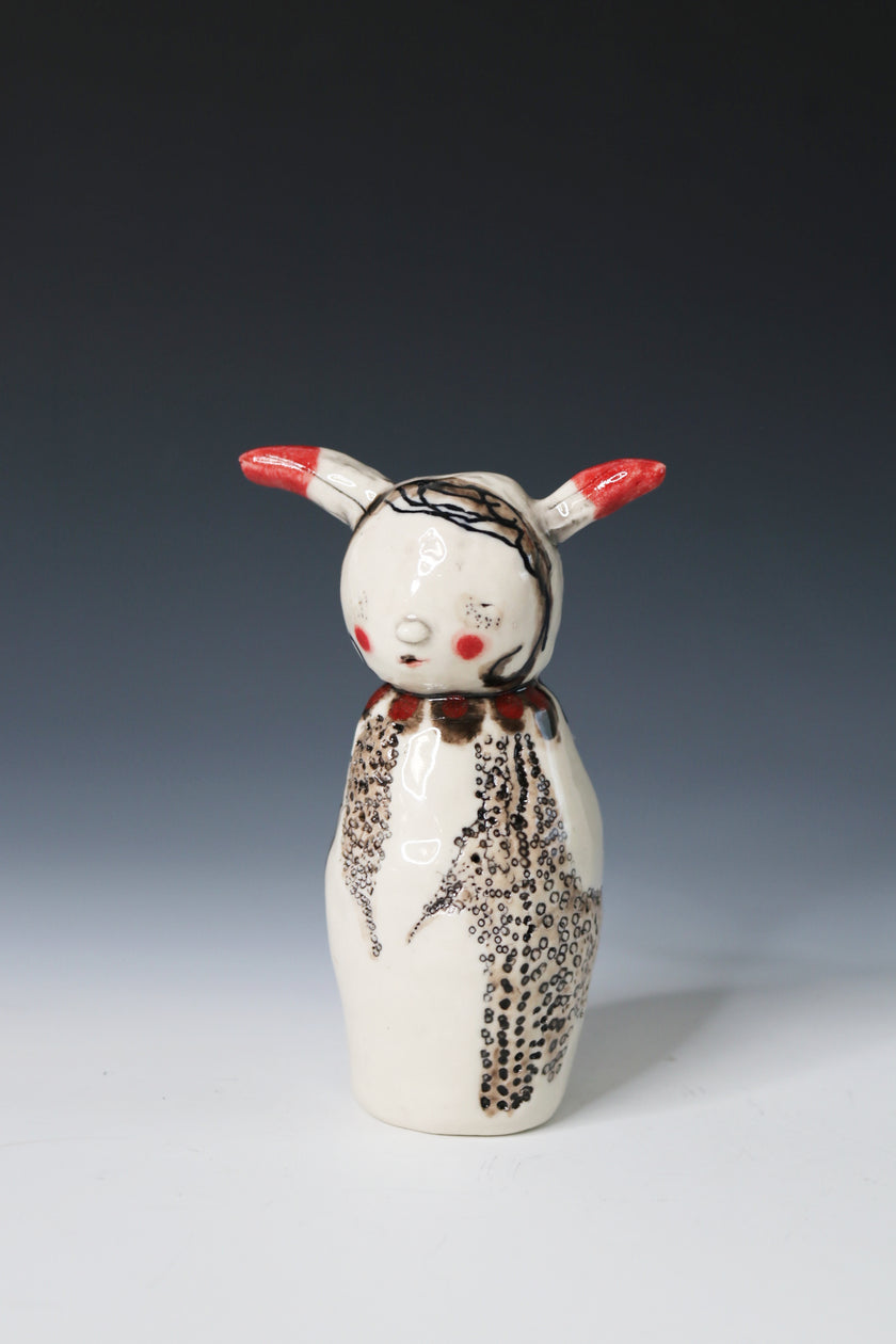 ORIGINAL Hand Built Collectable Ceramic Figure 