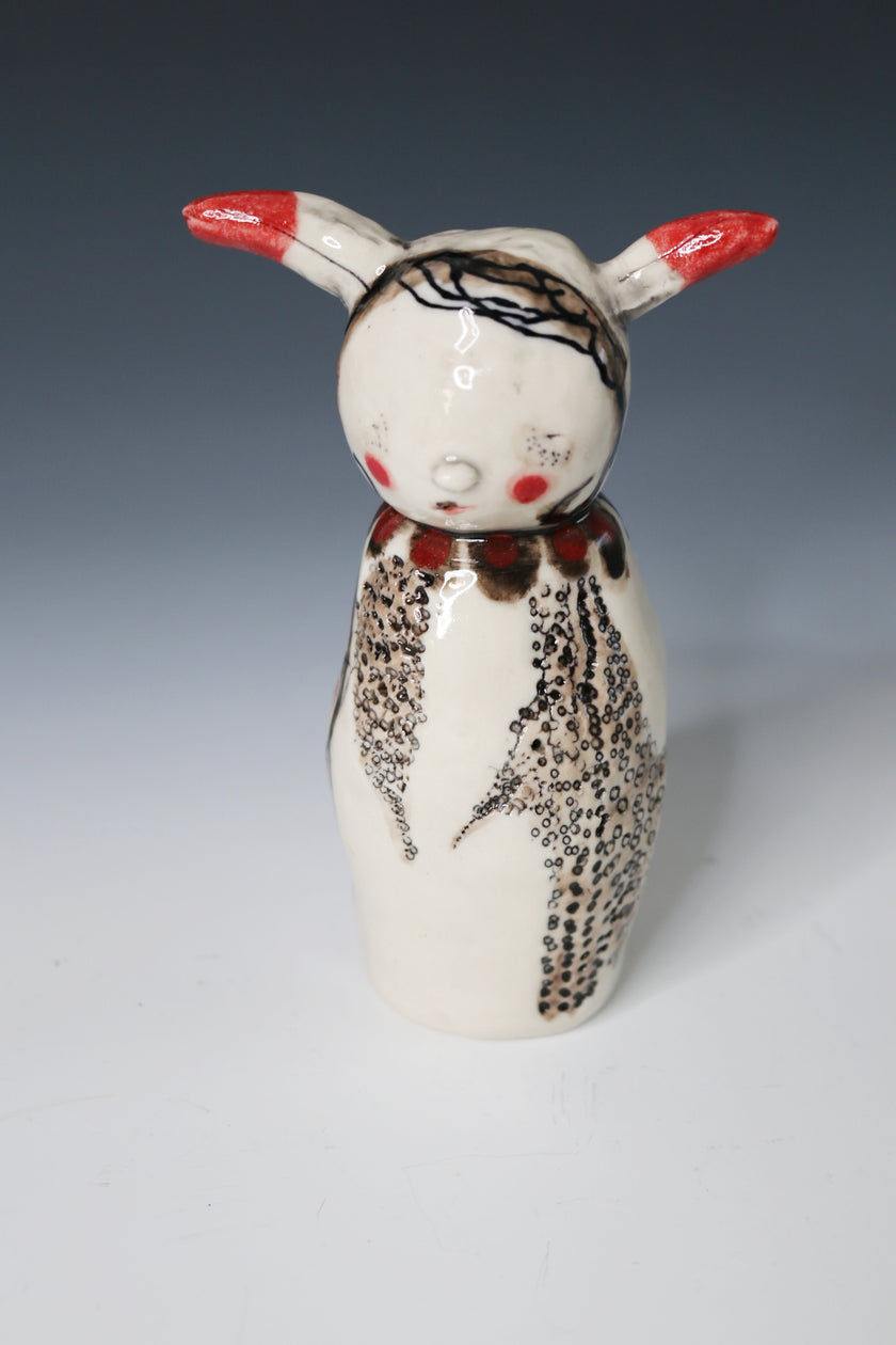 ORIGINAL Hand Built Collectable Ceramic Figure 