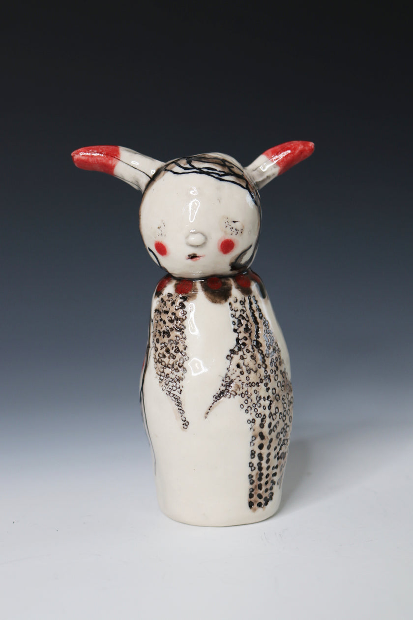 ORIGINAL Hand Built Collectable Ceramic Figure 