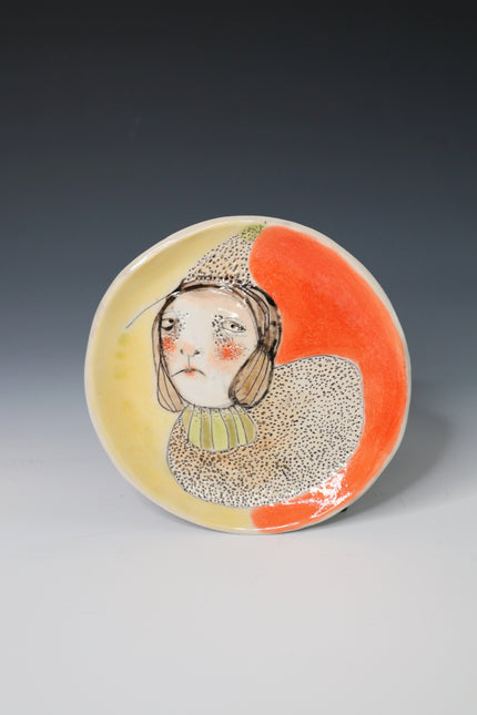 One Of A Kind Collectable Ceramic ART Plate 