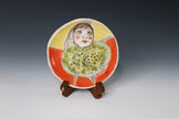 One Of A Kind Collectable Ceramic ART Plate 