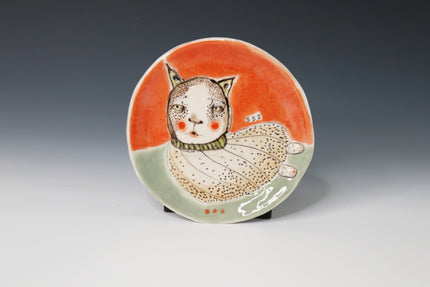 One Of A Kind Collectable Ceramic ART Plate 