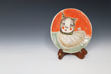 One Of A Kind Collectable Ceramic ART Plate 