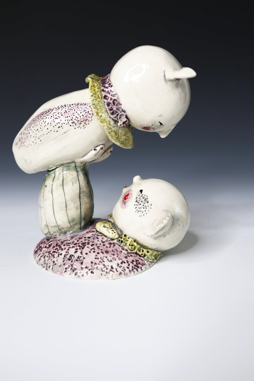 Original Hand Built Ceramic Figurine